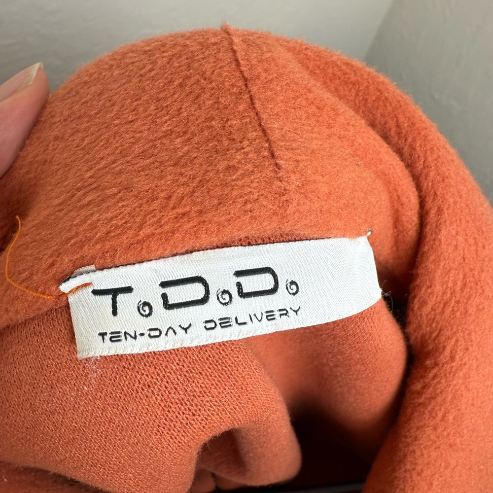 Cozy Burnt Orange Duster - image 2